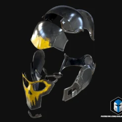 Helldivers 2 - Hell-Bent Helmet - 3D Print Files -Galacticarmory Store Hell BentHelmet Exploded 56a1d33f 9e1a 46d4 a337 0a374abf3431