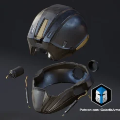 Helldivers 2 - Juggernaut Armor - 3D Print Files -Galacticarmory Store HelldiversJuggernautHelmet Exploded f44b110b a59b 43e8 a051 af35afc37af7