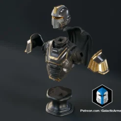 Helldivers 2 - Hero Of The Federation Bust - 3D Print Files -Galacticarmory Store HerooftheFederationBust Exploded