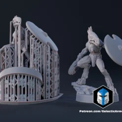 1:48 Scale Jackal Miniatures - 3D Print Files -Galacticarmory Store JackalPose1Side by side