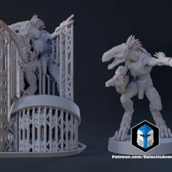 1:48 Scale Jackal Miniatures - 3D Print Files -Galacticarmory Store JackalPose7Side by side