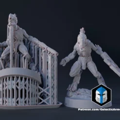 1:48 Scale Jackal Miniatures - 3D Print Files -Galacticarmory Store JackalPose8Side by side