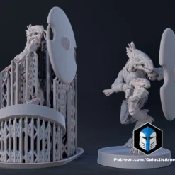1:48 Scale Jackal Miniatures - 3D Print Files -Galacticarmory Store JackalPose9Side by side