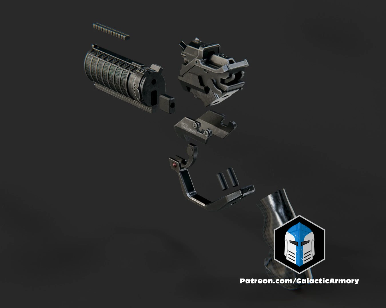 Blade Runner K's Blaster - 3D Print Files 7 Blade Runner K's Blaster - 3D Print Files - Image 5