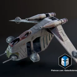 1:48 Scale LAAT Gunship - 3D Print Files -Galacticarmory Store LegionSizedLAAT
