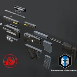 Helldivers 2 Liberator - 3D Print Files -Galacticarmory Store Liberator Exploded