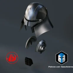 Lord Starkiller Helmet - 3D Print Files -Galacticarmory Store LordStarkillerHelmet Exploded