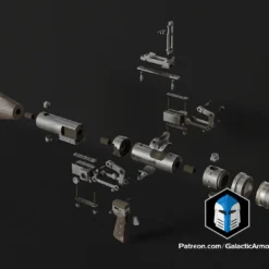 MPL-57 Barrage Launcher - 3D Print Files 16 MPL-57 Barrage Launcher - 3D Print Files -Galacticarmory Store MPL 57BarrageLauncher Exploded