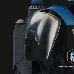 Bo Katan Armor - 3D Print Files -Galacticarmory Store MS3Shoulder