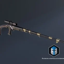 Mandalorian Longshot Blaster - 3D Print Files -Galacticarmory Store MandalorianLongshotRifle