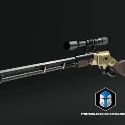 Mandalorian Repeater Blaster - 3D Print Files -Galacticarmory Store MandalorianRepeaterBlaster