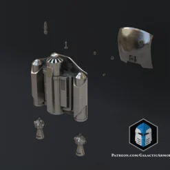 Mandalorian Beskar Armor - 3D Print Files -Galacticarmory Store MandoArmor GalacticArmory Jetpack