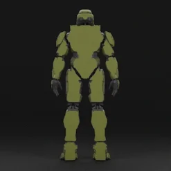 Print-In-Place Articulated Master Chief Doll - 3D Print Files