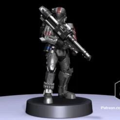 1:48 Scale Alpha 9 ODST Miniatures - 3D Print Files -Galacticarmory Store Mickey 1