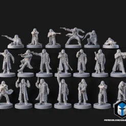 1:48 Scale NCR Rangers - 3D Print Files -Galacticarmory Store NCRRangerGroup scaled