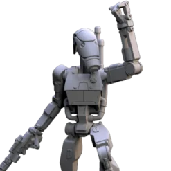 1:48 Scale Battle Droid Army - Officer Class - 3D Print Files -Galacticarmory Store OfficerDroid