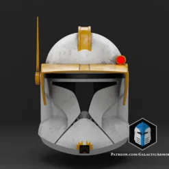 Phase 1 Clone Trooper Helmet - 3D Print Files -Galacticarmory Store Phase1CloneTrooperHelmet CommanderVersion