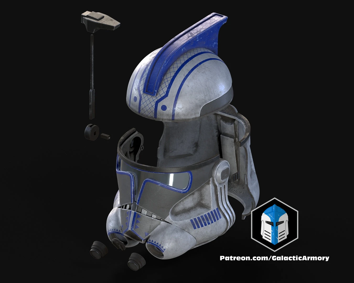 Phase 2 ARC Trooper Helmet - 3D Print Files 7 Phase 2 ARC Trooper Helmet - 3D Print Files - Image 5