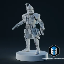1:48 Scale ARC Troopers - 3D Print Files -Galacticarmory Store Pose1 Plain
