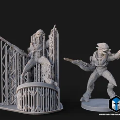 1:48 Scale Elite Miniatures - 3D Print Files -Galacticarmory Store Pose1 Supported