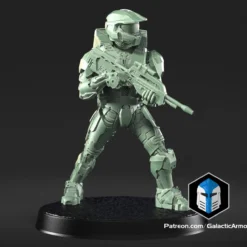 1:48 Scale Master Chief Miniatures - 3D Print Files -Galacticarmory Store Pose10