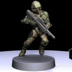 1:48 Scale UNSC Marine Miniatures - 3D Print Files -Galacticarmory Store Pose2 00061728 5270 4841 a633 9c3aa57509e1