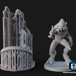 1:48 Scale Elite Miniatures - 3D Print Files -Galacticarmory Store Pose3 Supported