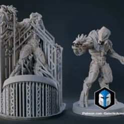 1:48 Scale Arbiter Miniatures - 3D Print Files -Galacticarmory Store Pose3wSupport