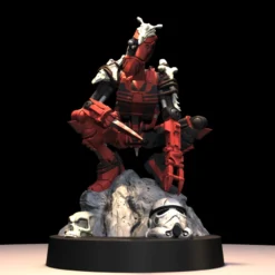 1:48 Scale Mr. Bones Miniatures - 3D Print Files -Galacticarmory Store Pose4 1