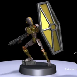 1:48 Scale Battle Droid Army - BX Commando Droids - 3D Print Files -Galacticarmory Store Pose4 a7df48e2 3525 4168 8941 48558e3f28ed