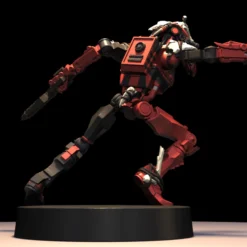 1:48 Scale Mr. Bones Miniatures - 3D Print Files -Galacticarmory Store Pose5 1