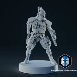 1:48 Scale ARC Troopers - 3D Print Files -Galacticarmory Store Pose5 Plain