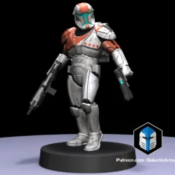 1:48 Scale Republic Commando Miniatures - 3D Print Files -Galacticarmory Store Pose5 8118c323 7393 4798 a617 d79854699ac2