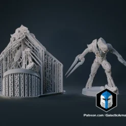 1:48 Scale Arbiter Miniatures - 3D Print Files -Galacticarmory Store Pose5wSupport