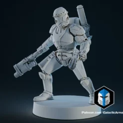 1:48 Scale Republic Commando Miniatures - 3D Print Files -Galacticarmory Store Pose6 Plain b7ef810c f841 45ff 8ad7 40bc99001381