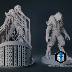 1:48 Scale Arbiter Miniatures - 3D Print Files -Galacticarmory Store Pose6wSupport