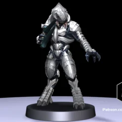 1:48 Scale Arbiter Miniatures - 3D Print Files -Galacticarmory Store Pose7 Color