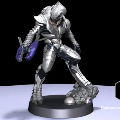 1:48 Scale Arbiter Miniatures - 3D Print Files -Galacticarmory Store Pose9 Color