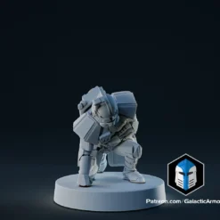 1:48 Scale ARC Troopers - 3D Print Files -Galacticarmory Store Pose9 Plain