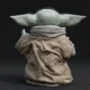 Grogu Figurine - Pose 2 - 3D Print Files 1 Grogu Figurine - Pose 2 - 3D Print Files -Galacticarmory Store Pose 2 1 AdobeExpress
