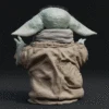 Grogu Figurine - Pose 3 - 3D Print Files -Galacticarmory Store Pose 3 AdobeExpress