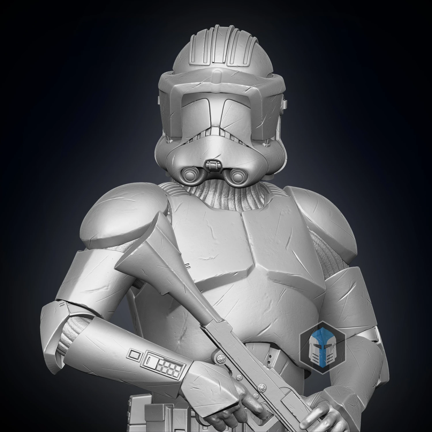 Clone Trooper Figurines - Pose 1 - 3D Print Files 13 Clone Trooper Figurines - Pose 1 - 3D Print Files - Image 11
