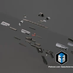 Titanfall R-201 Rifle - 3D Print Files 16 Titanfall R-201 Rifle - 3D Print Files -Galacticarmory Store R201Rifle Exploded