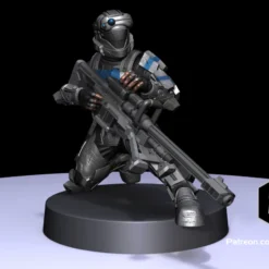 1:48 Scale Alpha 9 ODST Miniatures - 3D Print Files -Galacticarmory Store Romeo 2