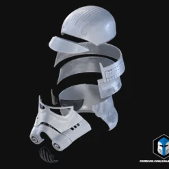 Samurai Stormtrooper Helmet - 3D Print Files -Galacticarmory Store SamuraiStormtrooperHelmet Exploded e6e059a2 a3c3 4441 9758 733676a42fbf