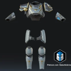 Helldivers 2 Armor - Savior Of The Free - 3D Print Files -Galacticarmory Store SavioroftheFreeArmor