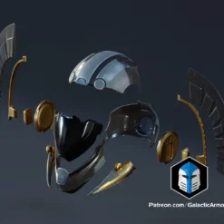 Helldivers 2 Helmet - Savior Of The Free - 3D Print Files -Galacticarmory Store SavioroftheFreeHelmet Exploded