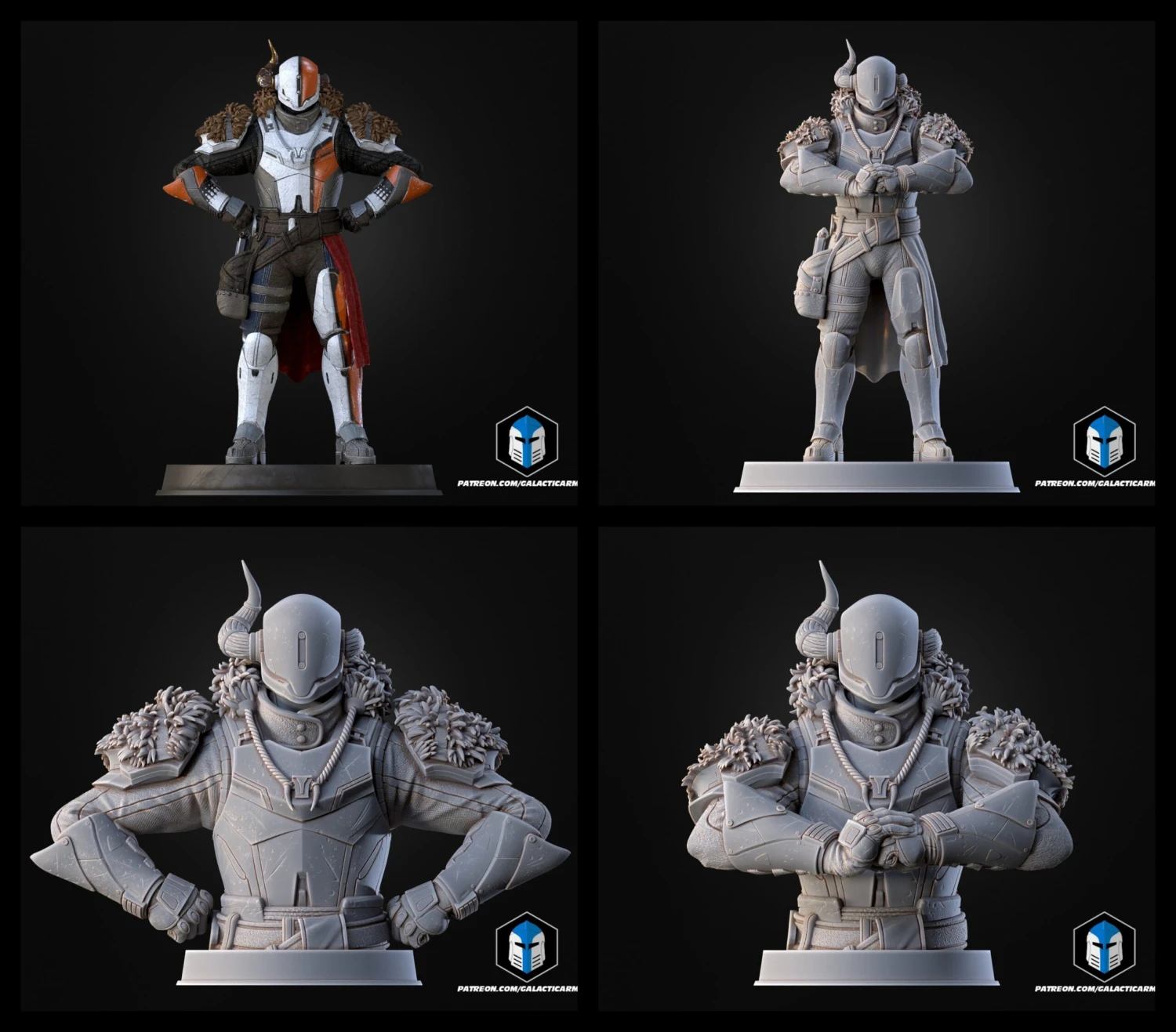 Destiny Lord Shaxx Figurines - 3D Print Files 6 Destiny Lord Shaxx Figurines - 3D Print Files - Image 4