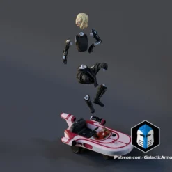 Shin Hati On A Speeder - 3D Print Files 16 Shin Hati On A Speeder - 3D Print Files -Galacticarmory Store ShinHati RidingSpeedersBurningHeaters Exploded