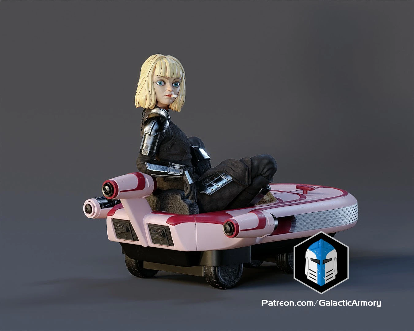 Shin Hati On A Speeder - 3D Print Files 5 Shin Hati On A Speeder - 3D Print Files - Image 3